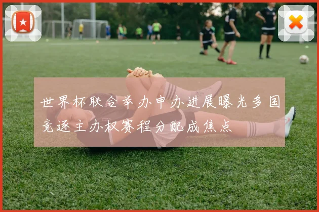 世界杯联合举办申办进展曝光多国竞逐主办权赛程分配成焦点