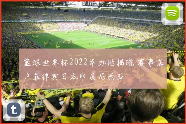 篮球世界杯2022举办地揭晓 赛事落户菲律宾日本印度尼西亚